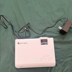 White Portable Projector